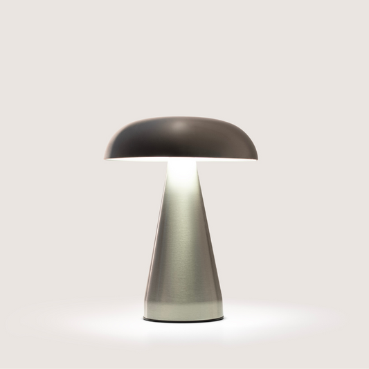 DÚO MUSHROOM T-LAMP SILVER & BLACK