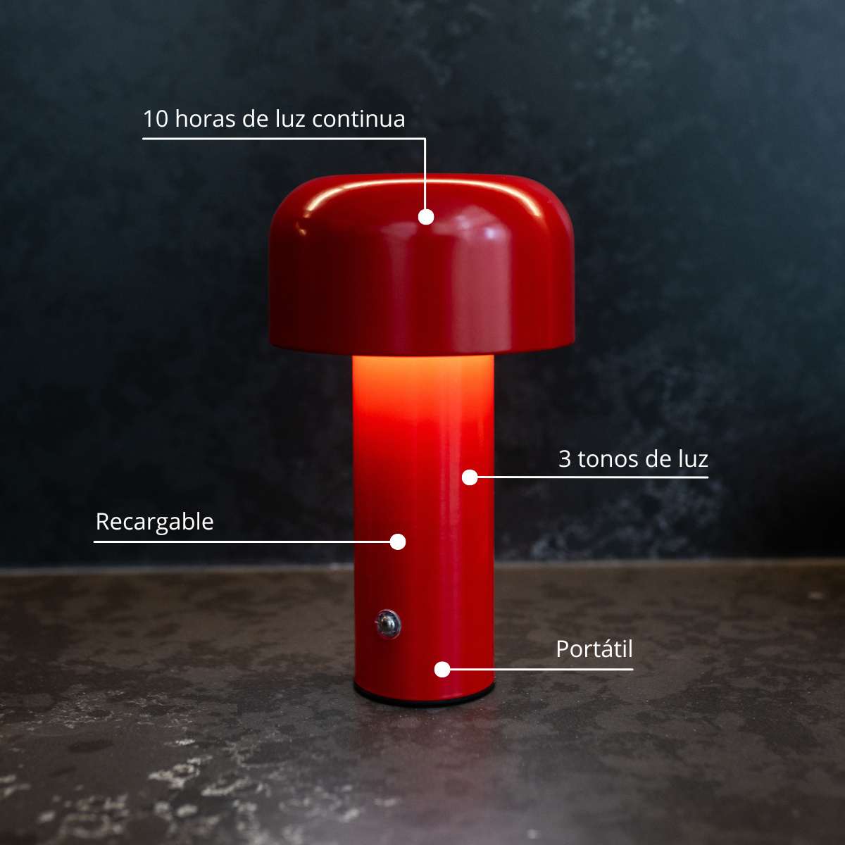ORB T-LAMP RED