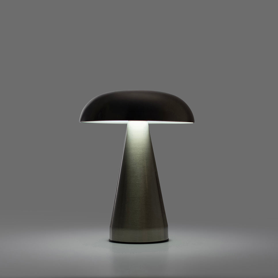 MUSHROOM T-LAMP SILVER
