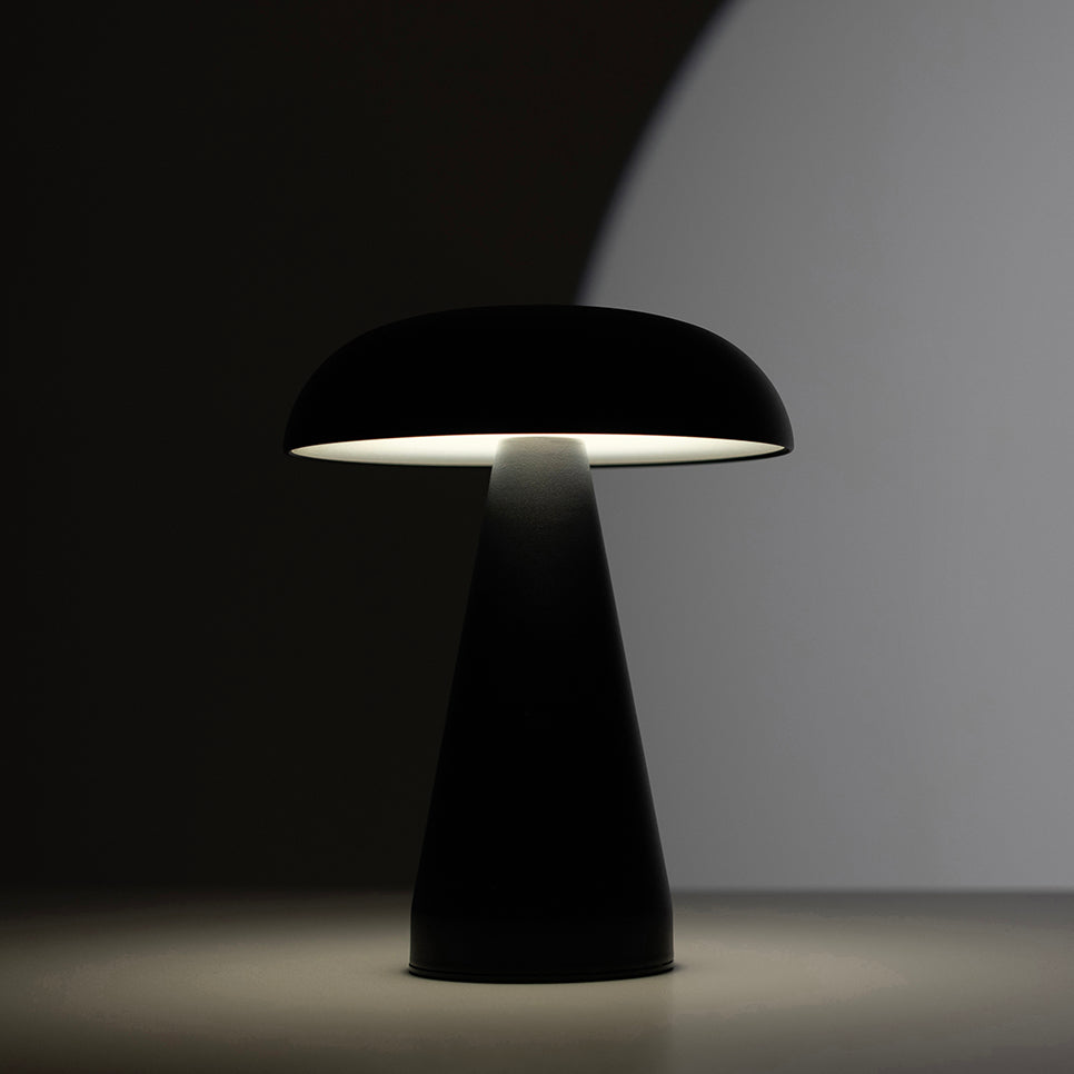 MUSHROOM T-LAMP BLACK