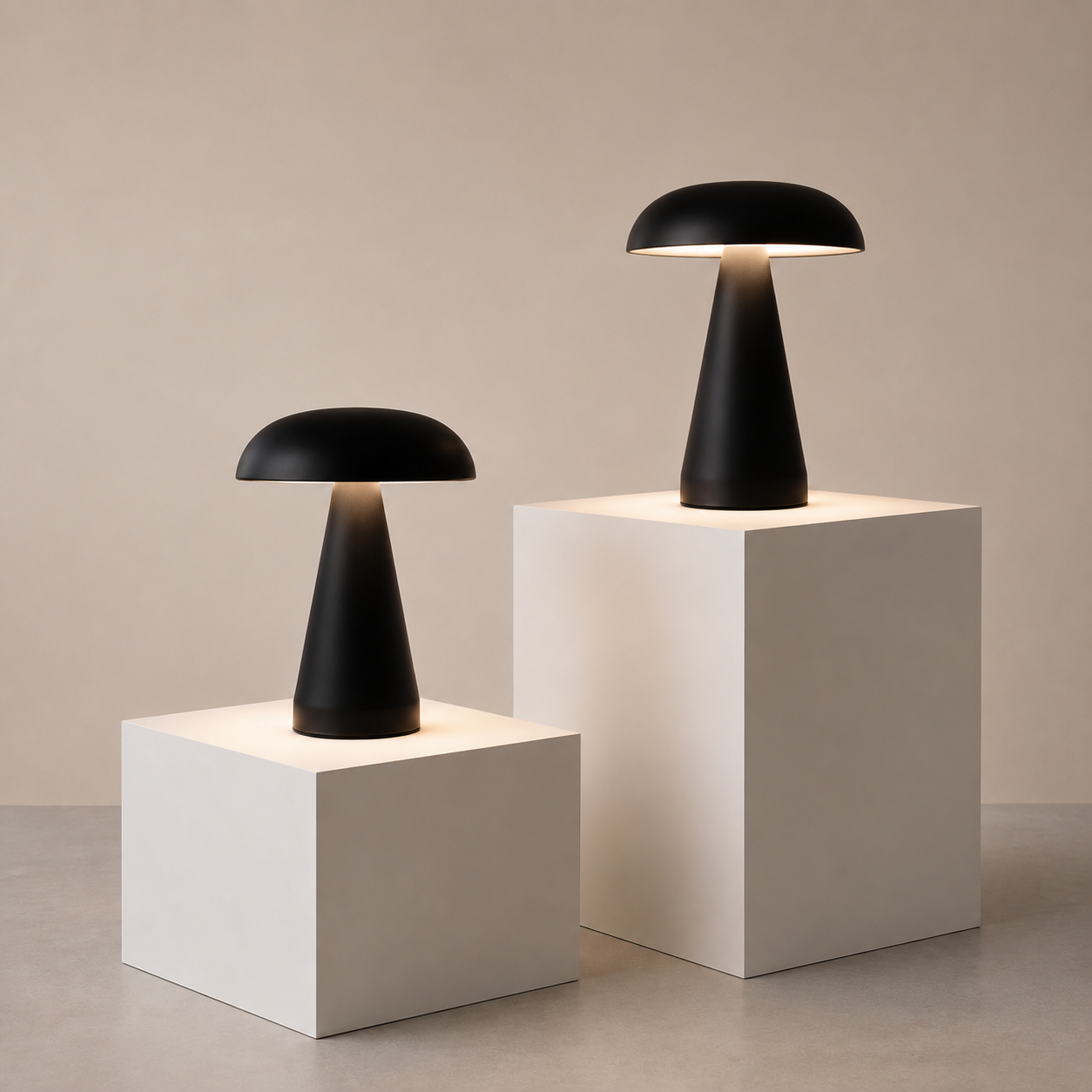 🚨PRECIO ESPECIAL | DÚO MUSHROOM T-LAMP BLACK